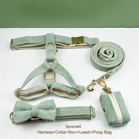 Personalized Light Green Corduroy Classic Set