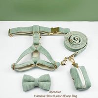 Personalized Light Green Corduroy Classic Set
