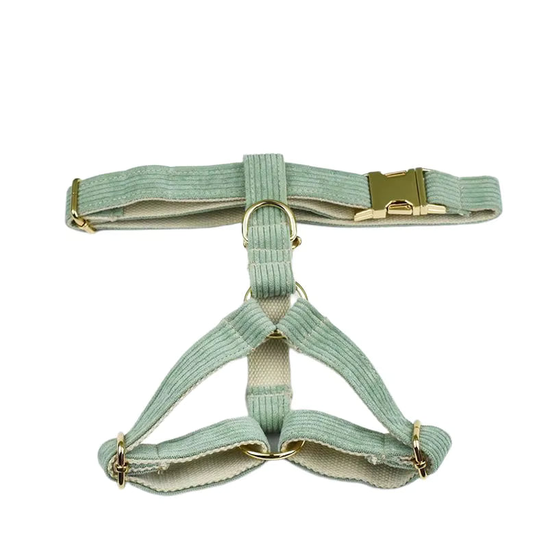 Personalized Light Green Corduroy Classic Set