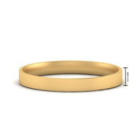 Light Weight Flat 4 mm Mens Wedding Band