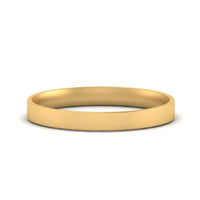 Light Weight Flat 4 mm Mens Wedding Band