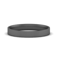 Light Weight Flat 4 mm Mens Wedding Band