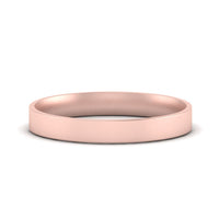 Light Weight Flat 4 mm Mens Wedding Band