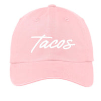 Tacos Cursive Baseball Cap