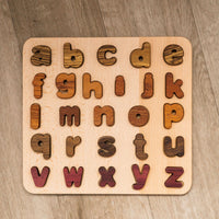 Lowercase A-Z Alphabet Letter Puzzle
