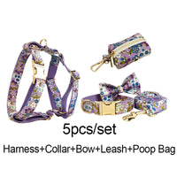 Personalized Lilac Meadow Floral Classic Set