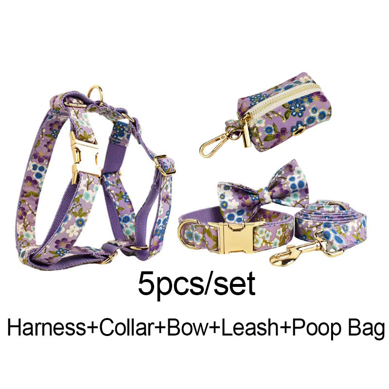 Personalized Lilac Meadow Floral Classic Set