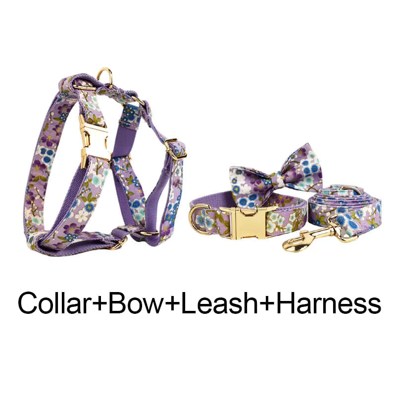 Personalized Lilac Meadow Floral Classic Set