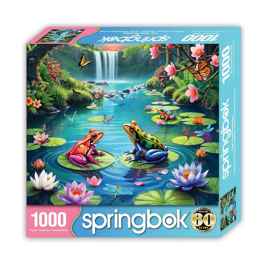 Lily Pond Paradise 1000 Piece Jigsaw Puzzle - Limited Release | Springbok Puzzles - BIG FRENCHIES
