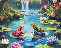 Lily Pond Paradise 1000 Piece Jigsaw Puzzle - Limited Release | Springbok Puzzles - BIG FRENCHIES