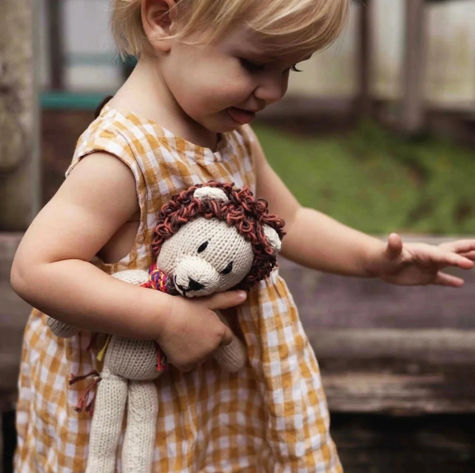 Wool Knit Buddy | Lionel the Lion - BIG FRENCHIES