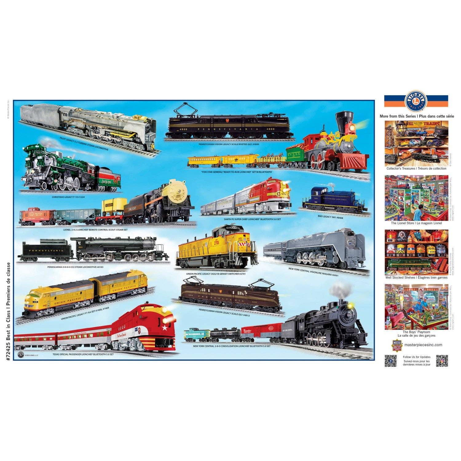Lionel Trains - Best in Class 1000 Piece Puzzle by Masterpieces Puzzles - BIG FRENCHIES