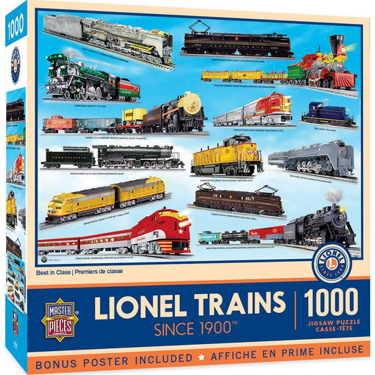 Lionel Trains - Best in Class 1000 Piece Puzzle by Masterpieces Puzzles - BIG FRENCHIES
