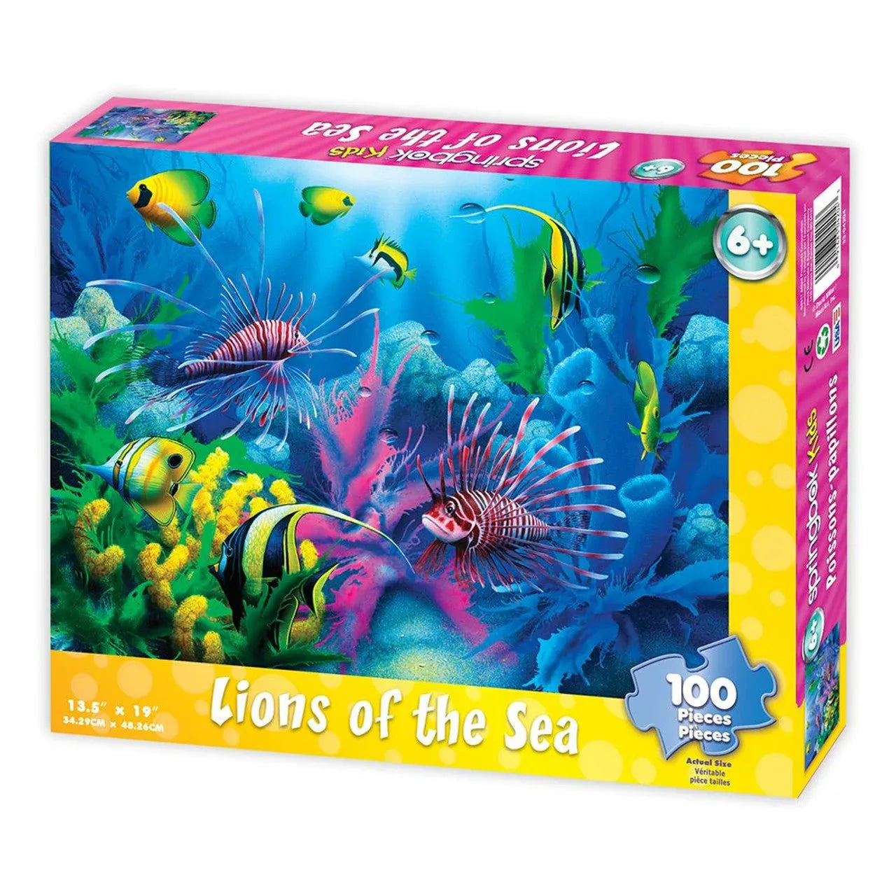 Lions of the Sea 100 Piece Jigsaw Puzzle by Springbok Puzzles - BIG FRENCHIES