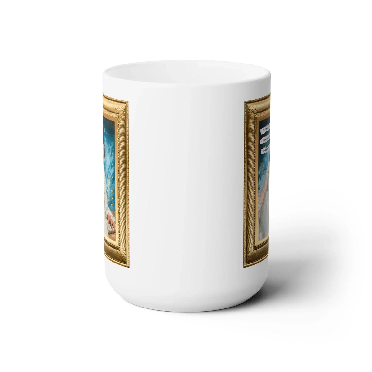Literally Just a Girl Who Fell Asleep Reading Again Coffee Mug - BIG FRENCHIES