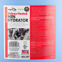 Little Giant Heated Deluxe Hen Hydrator, 3 Gallon