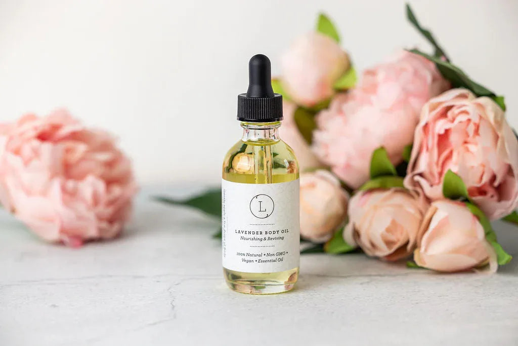 Lavender Body Oil, Natural Moisturizing Body Oil - BIG FRENCHIES