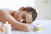 CBD Grapefruit Body Salt Scrub with CBD - Moisturizing and fresh (THC free) - BIG FRENCHIES