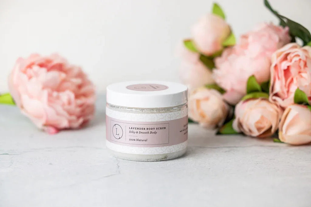 Natural Body Scrub, Lavender Body Salt Scrub - BIG FRENCHIES