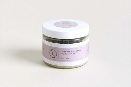 Natural Body Scrub, Lavender Body Salt Scrub - BIG FRENCHIES