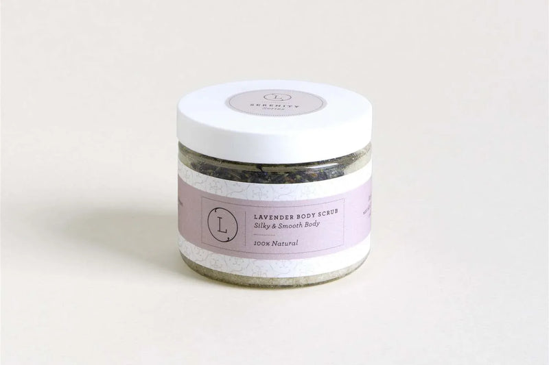 Natural Body Scrub, Lavender Body Salt Scrub - BIG FRENCHIES