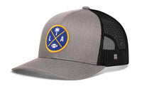 Los Angeles Trucker Hat  |  Black LA X Football Snapback