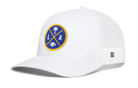 Los Angeles Trucker Hat  |  Black LA X Football Snapback