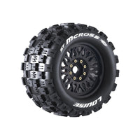 Louise RC ST-MCross Sport 1/8 3.8 Stadium Truck MFT Belted Tires 17mm Hex Hub 0" & 1/2" Offset LT3327X