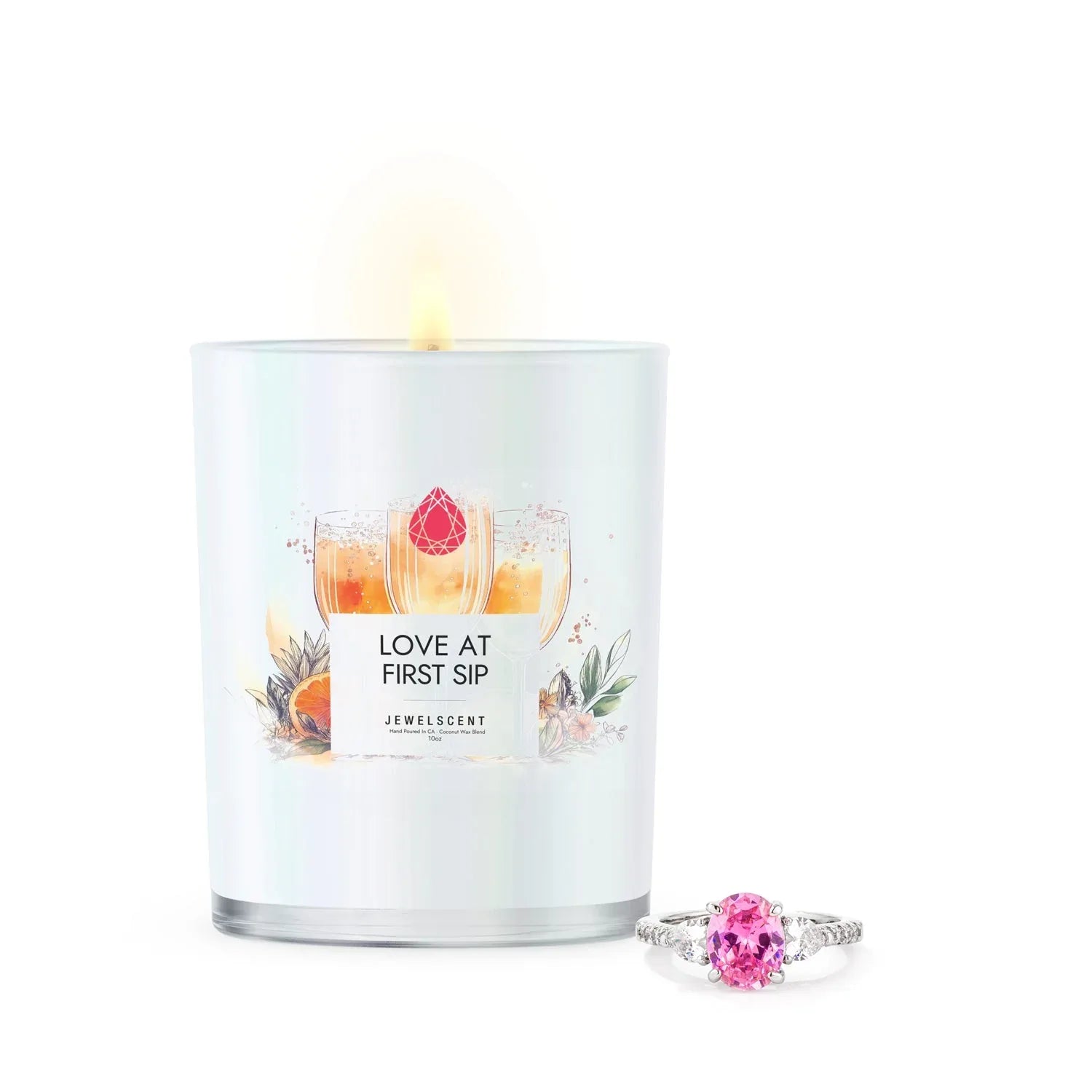Love At First Sip Iridescent 10oz Signature Jewelry Candle - BIG FRENCHIES