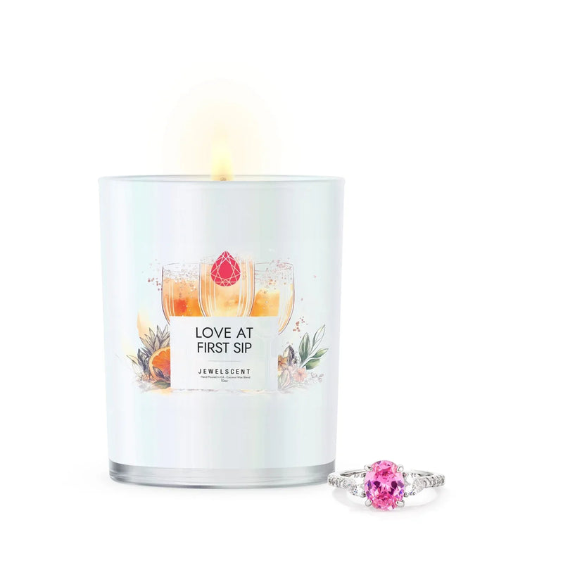 Love At First Sip Iridescent 10oz Signature Jewelry Candle - BIG FRENCHIES