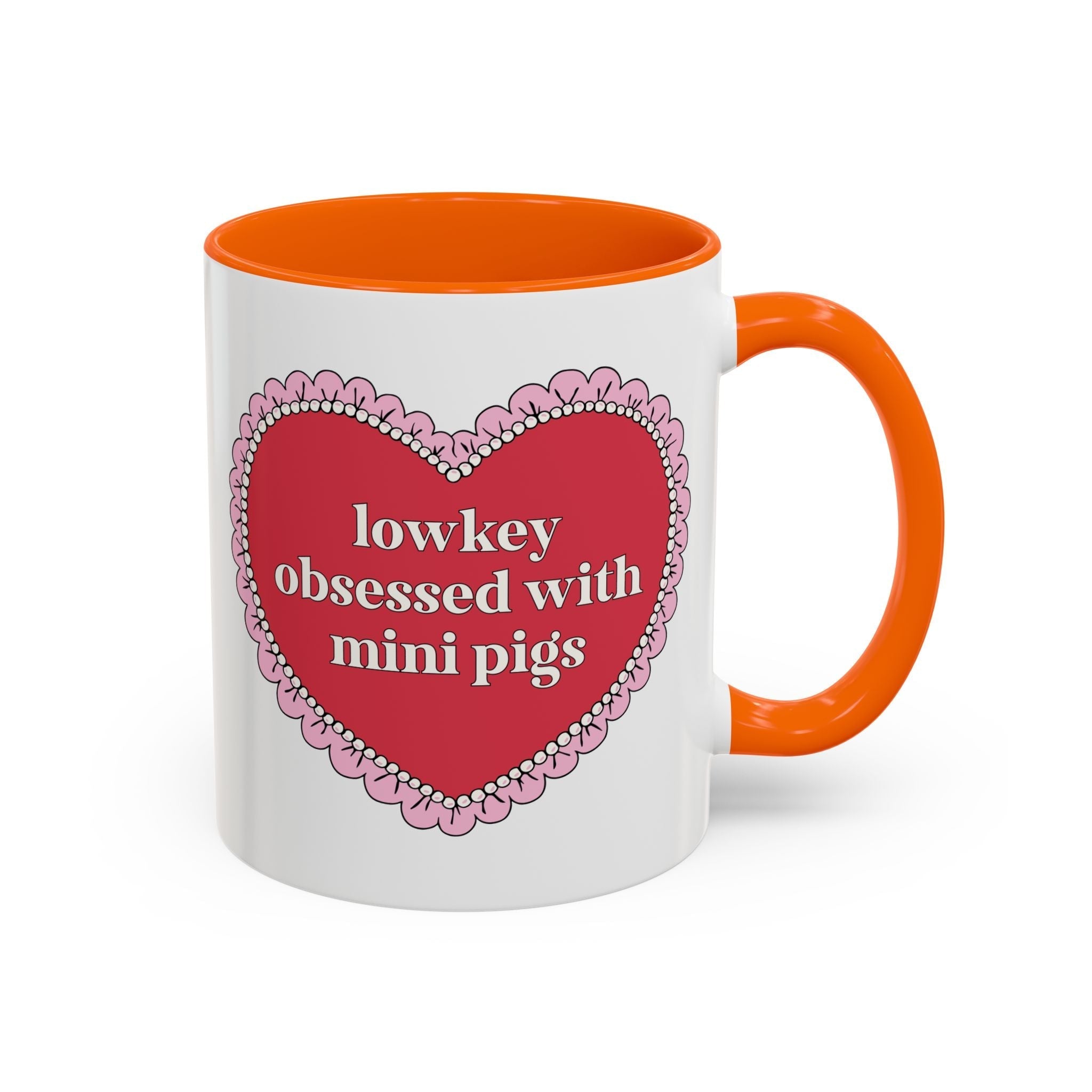 Lowkey Obsessed with Mini Pigs Coffee Mug
