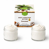 Almond Coconut Glowing Whipped Body Butter with Raw African Yellow Shea Base