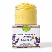 Lavender Glowing Whipped Body Butter with Raw African Yellow Shea Base