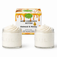 Lavender Glowing Whipped Body Butter with Raw African Yellow Shea Base