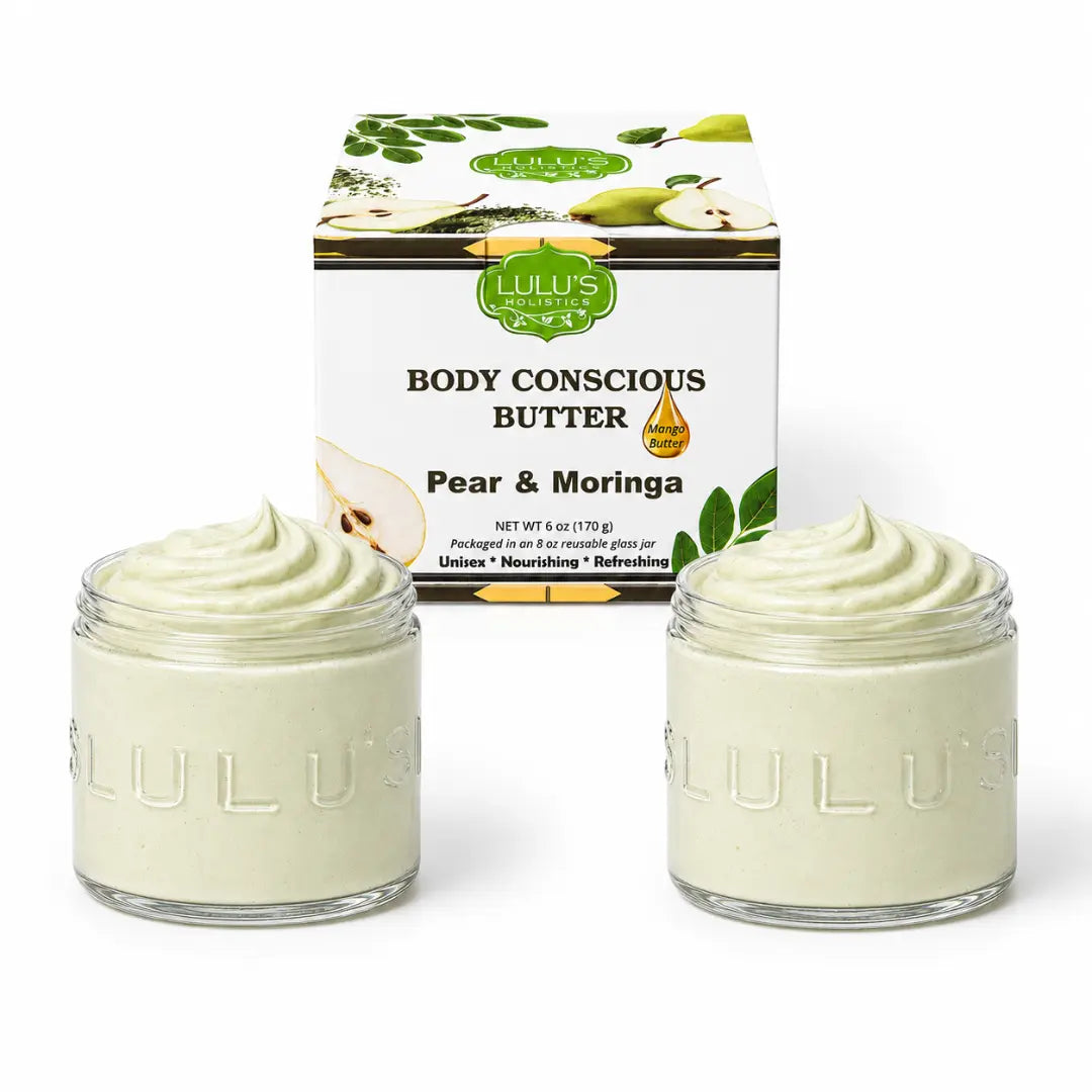 Almond Coconut Glowing Whipped Body Butter with Raw African Yellow Shea Base