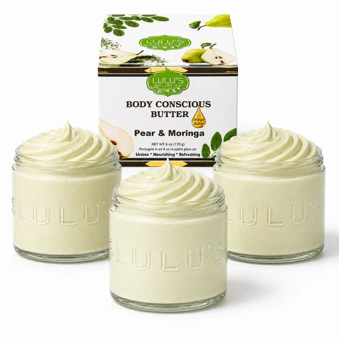 Almond Coconut Glowing Whipped Body Butter with Raw African Yellow Shea Base
