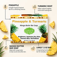 Pineapple Turmeric Mango Butter Bar Soap – Brightening Cleanse