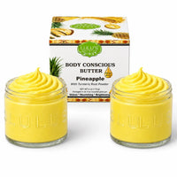 Lavender Glowing Whipped Body Butter with Raw African Yellow Shea Base