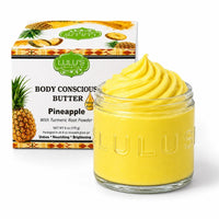 Almond Coconut Glowing Whipped Body Butter with Raw African Yellow Shea Base