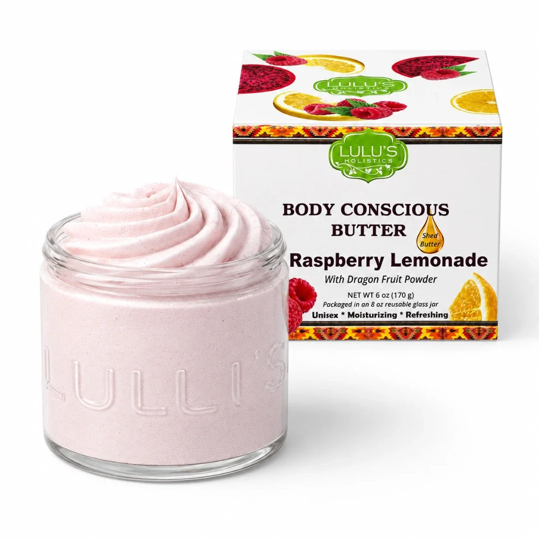 Almond Coconut Glowing Whipped Body Butter with Raw African Yellow Shea Base