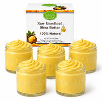 Lavender Glowing Whipped Body Butter with Raw African Yellow Shea Base