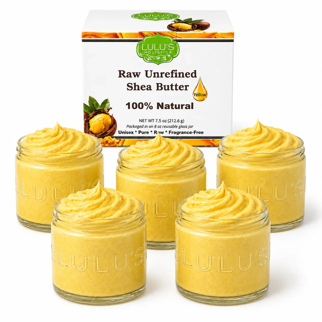 Lavender Glowing Whipped Body Butter with Raw African Yellow Shea Base