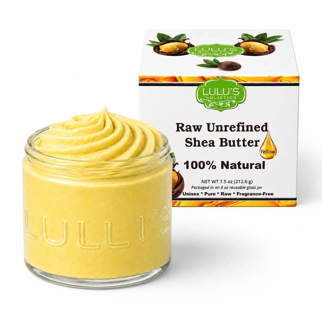 Lavender Glowing Whipped Body Butter with Raw African Yellow Shea Base