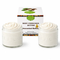 Almond Coconut Glowing Whipped Body Butter with Raw African Yellow Shea Base