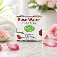 Rose Water Shea Butter Bar Soap – Hydrating Cleanse