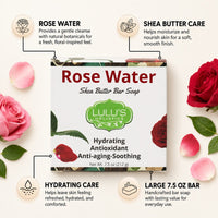Rose Water Shea Butter Bar Soap – Hydrating Cleanse