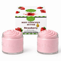 Almond Coconut Glowing Whipped Body Butter with Raw African Yellow Shea Base