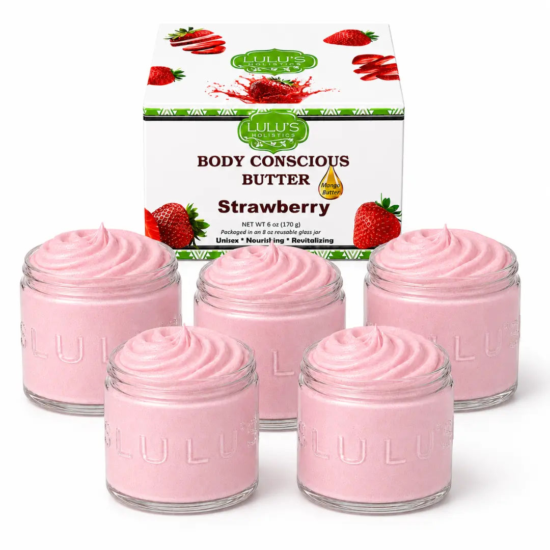 Lavender Glowing Whipped Body Butter with Raw African Yellow Shea Base