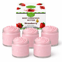 Almond Coconut Glowing Whipped Body Butter with Raw African Yellow Shea Base