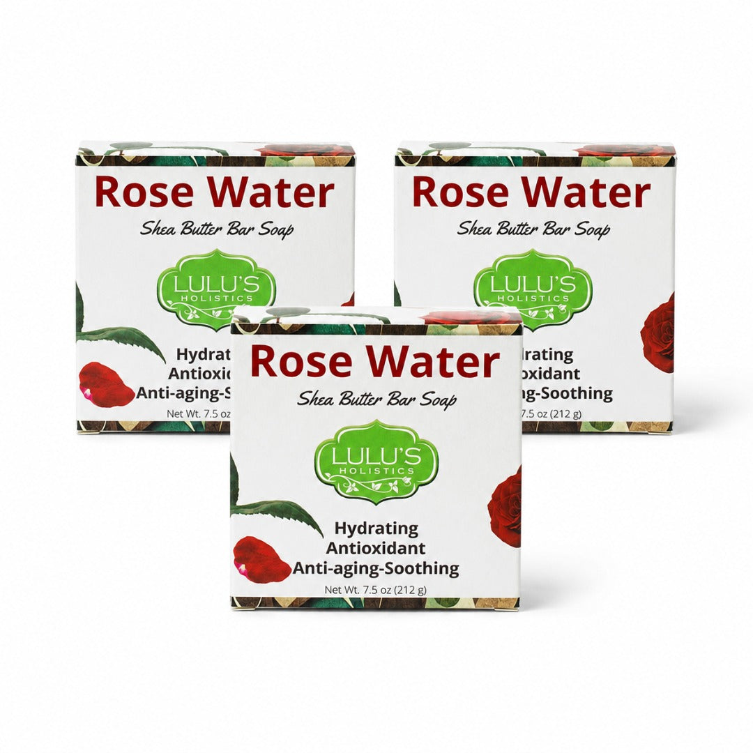 Rose Water Shea Butter Bar Soap – Hydrating Cleanse